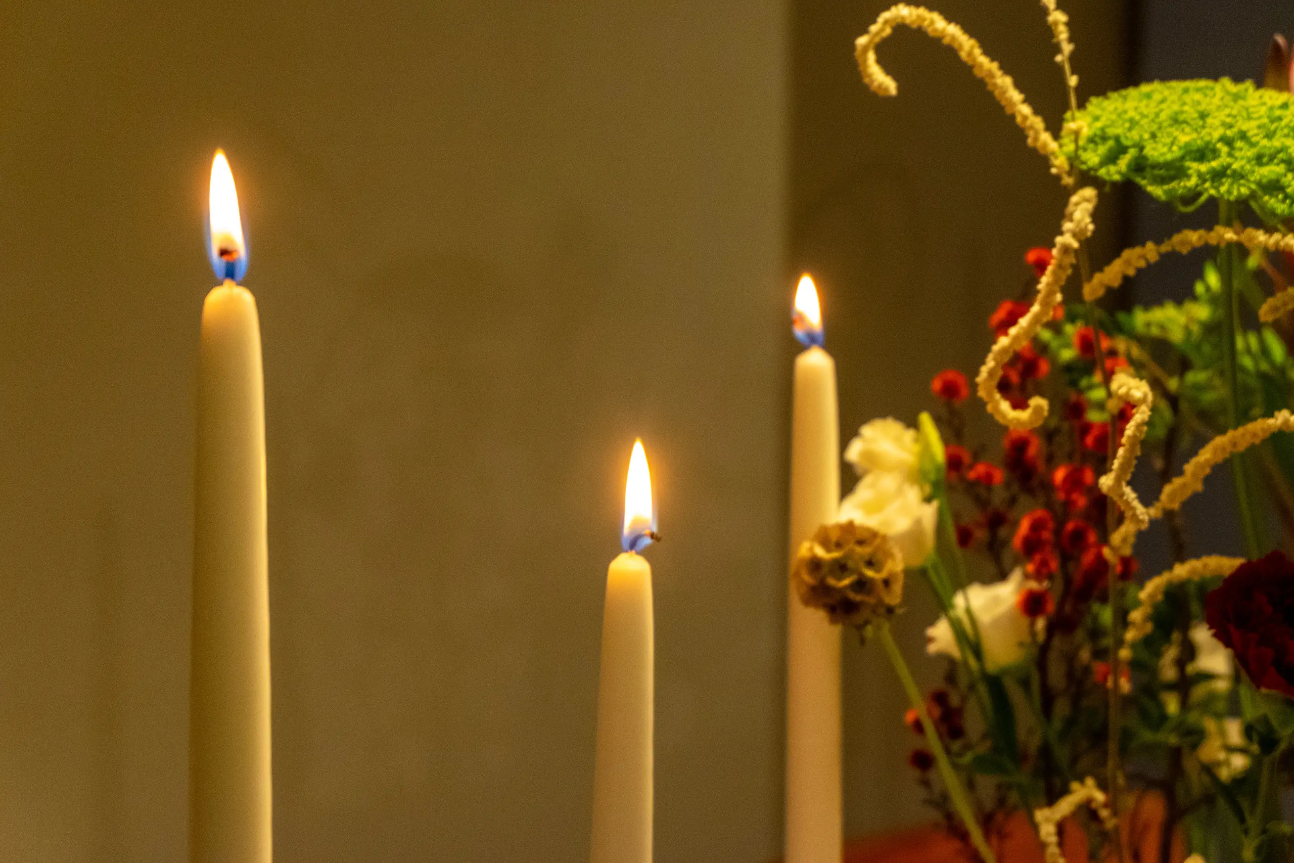 Detail van tafelversiering