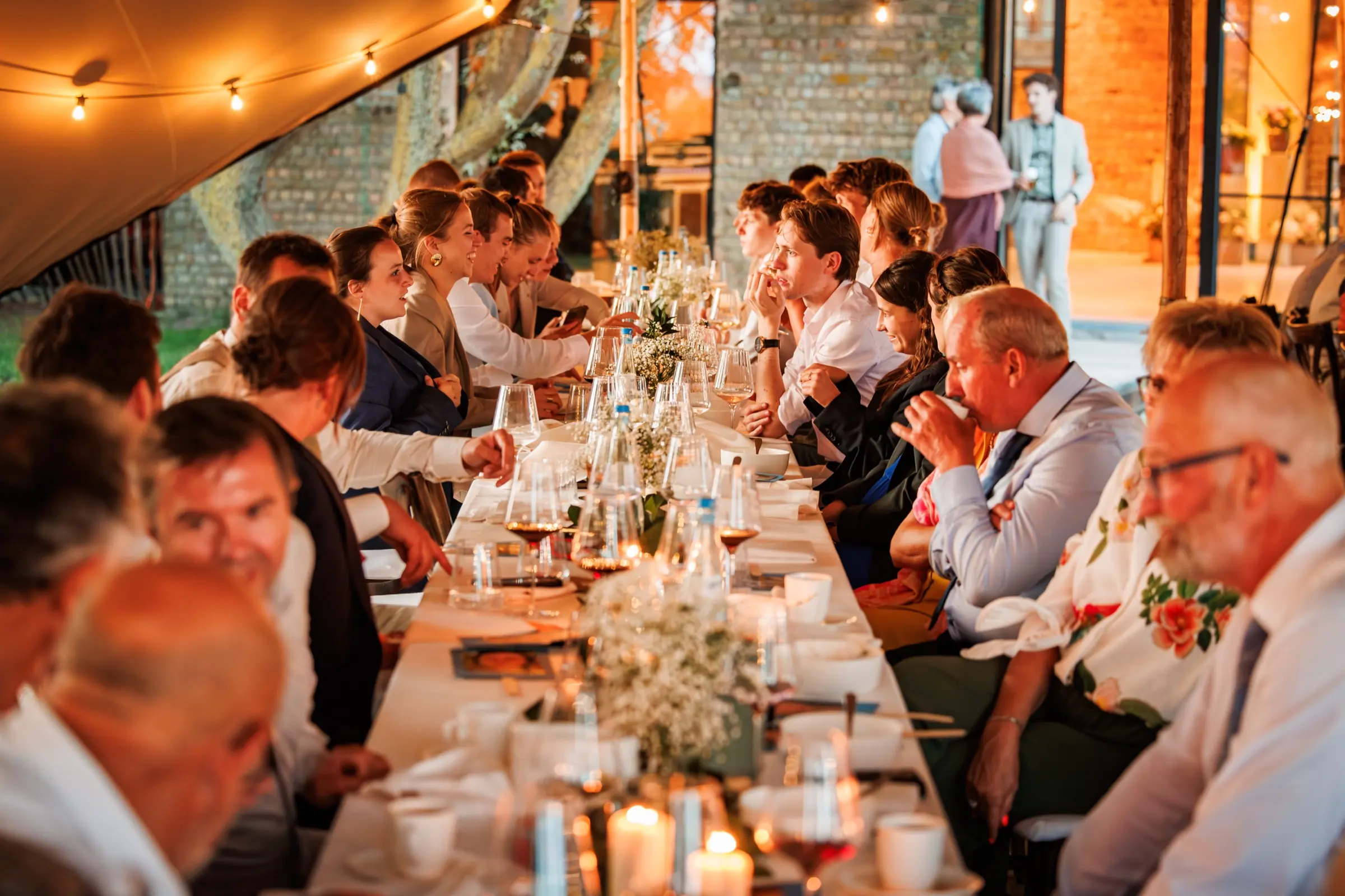 Diner tijdens gouden uur